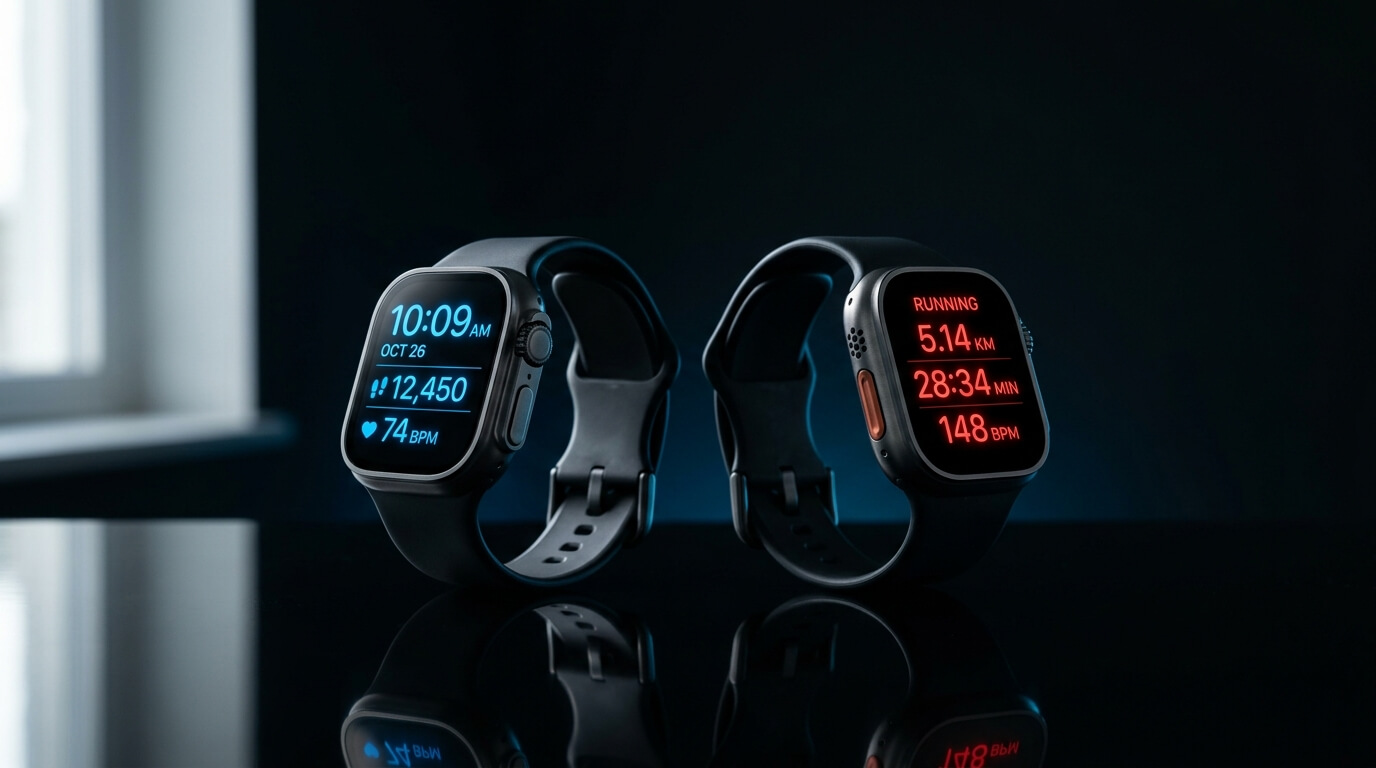 Noise ColorFit Pro 4 and boAt Wave Sigma smartwatches side by side comparison display